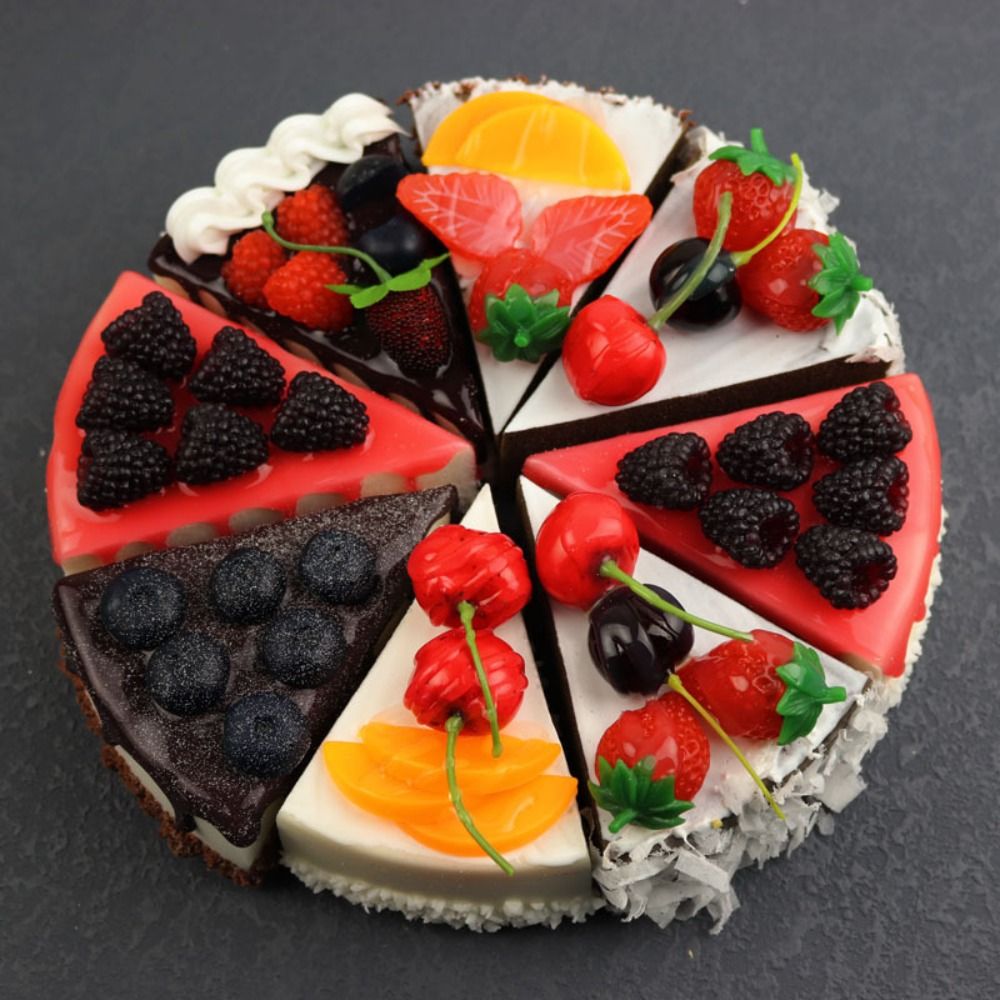 Shop Home Fragrance - Kue Simulasi Segitiga Kreatif, Dapat Diisi,