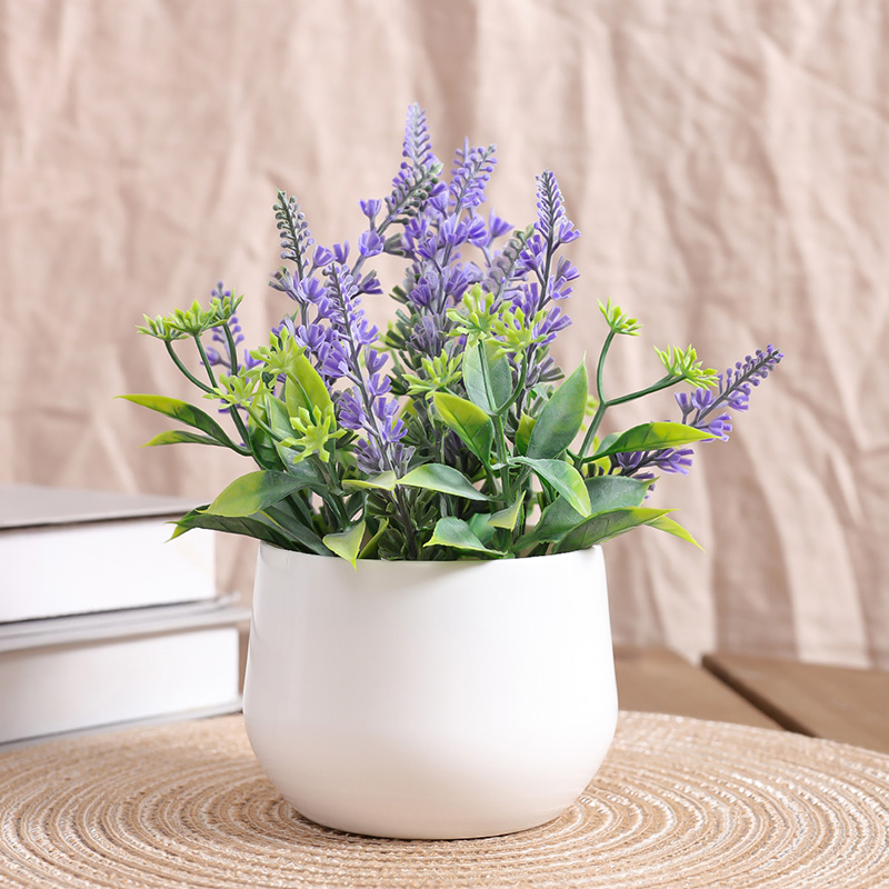 Potpourri Dried Flower - 1 buah pot lavender tiruan, dekorasi