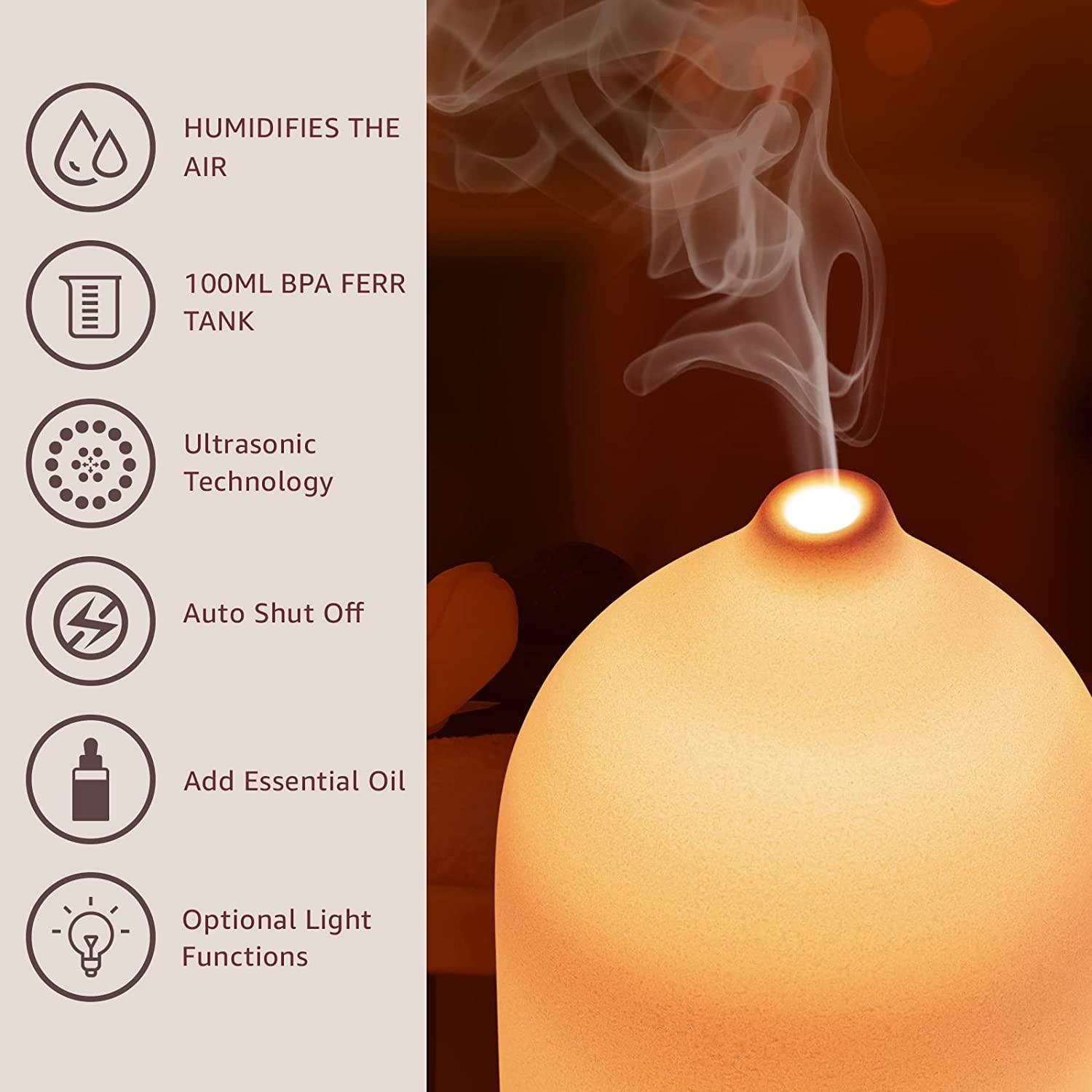 Diffuser Minyak Esensial Keram - Home Fragrance Diffuser Oil ulasan dan harga