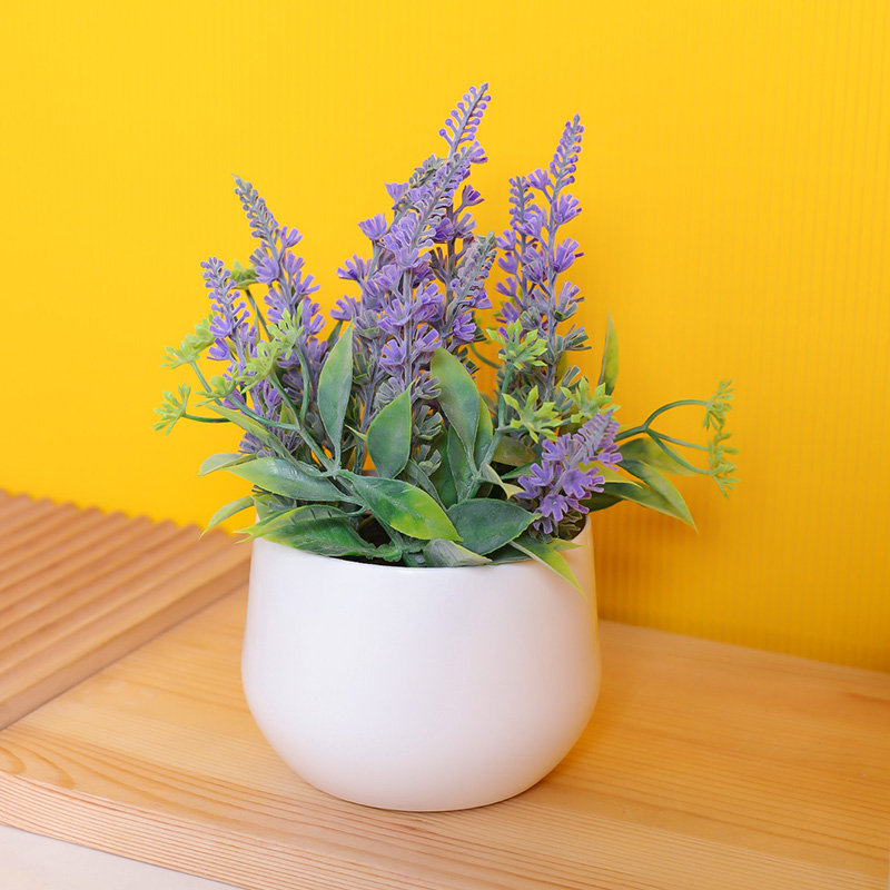 1 buah pot lavender tiruan, de - Potpourri Dried Flower ulasan dan harga