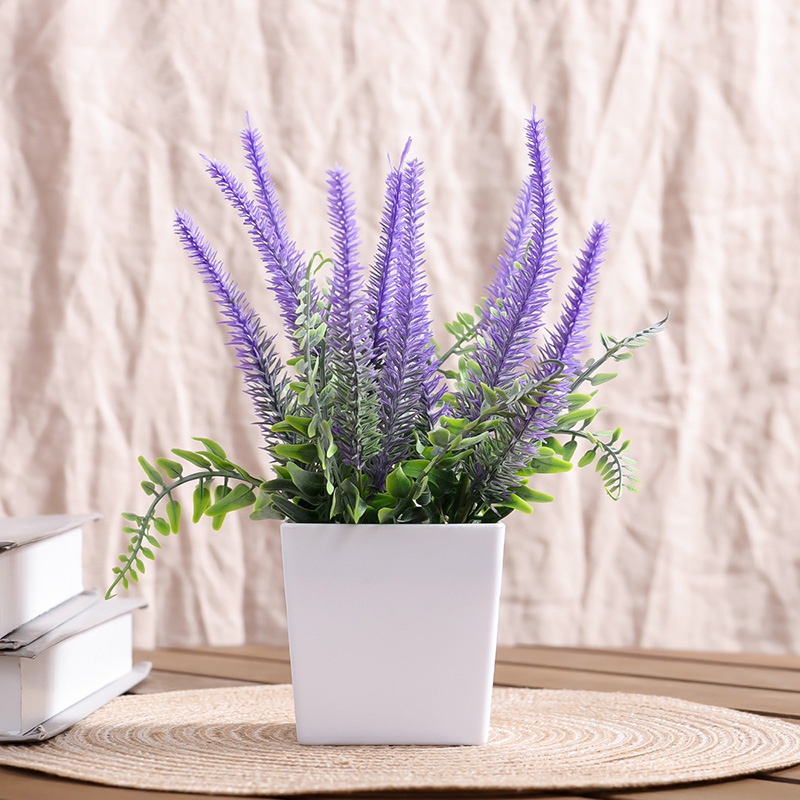 1 buah pot lavender tiruan, de - Potpourri Dried Flower ulasan dan harga