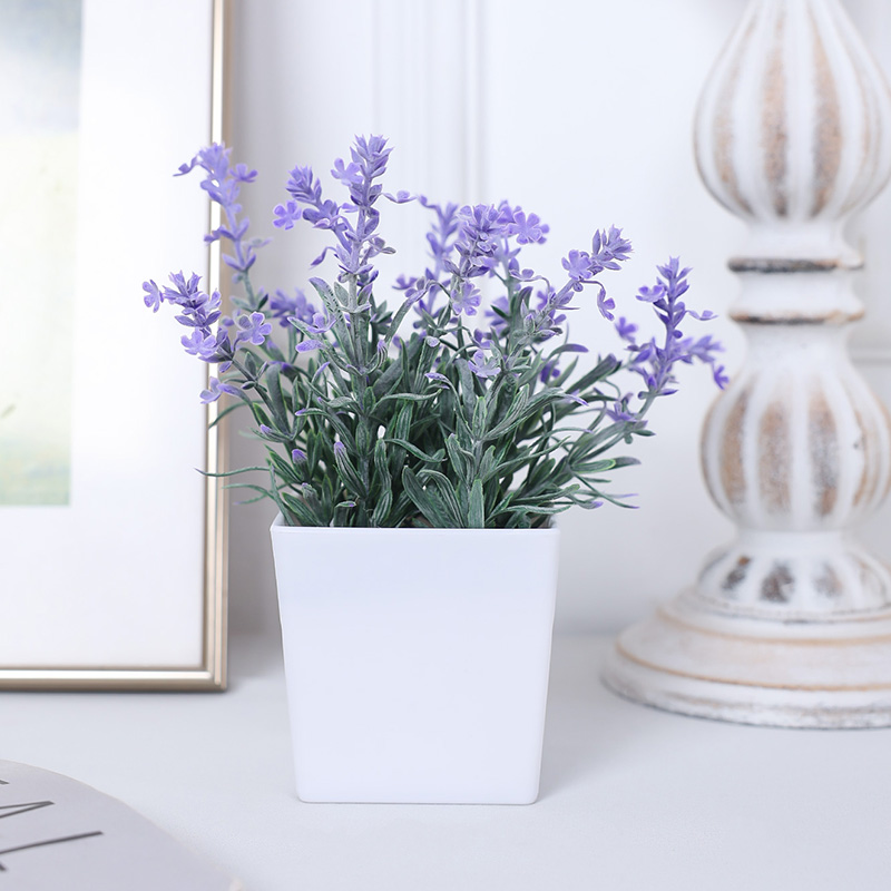1 buah pot lavender tiruan, de - Potpourri Dried Flower ulasan dan harga