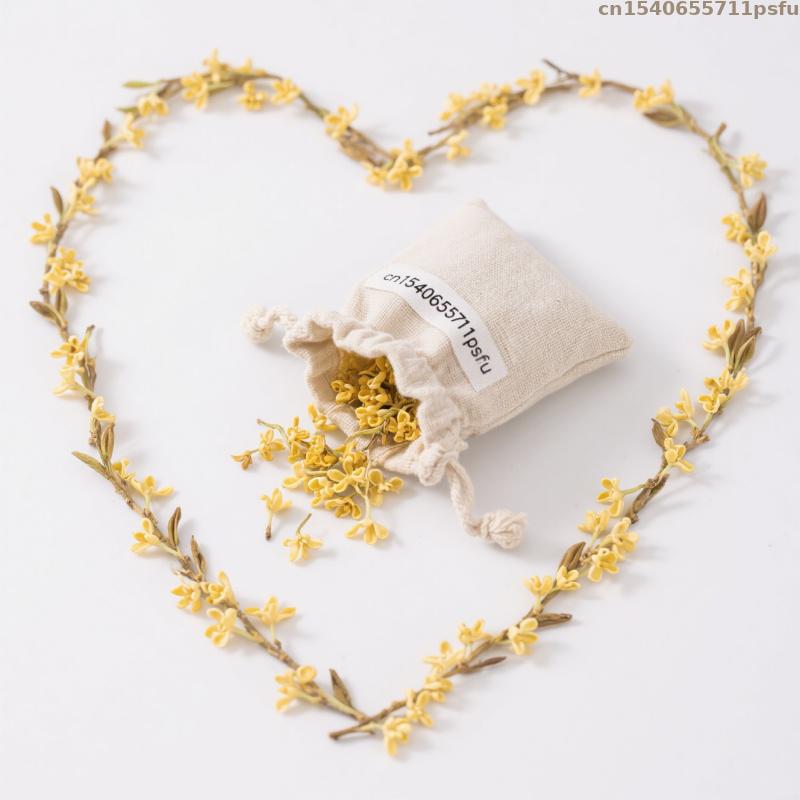 Bunga Osmanthus Kering Alami P - Potpourri Dried Flower ulasan dan harga
